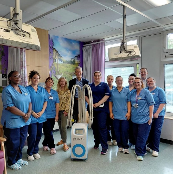 Insights donates cooling cap machine to support chemotherapy patients